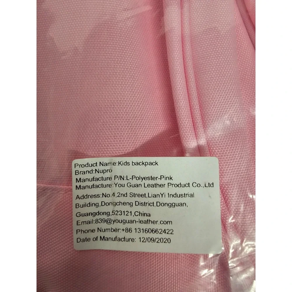 NWT Nupro Kids Backpack Pink (Compatible with Kids Fire 7